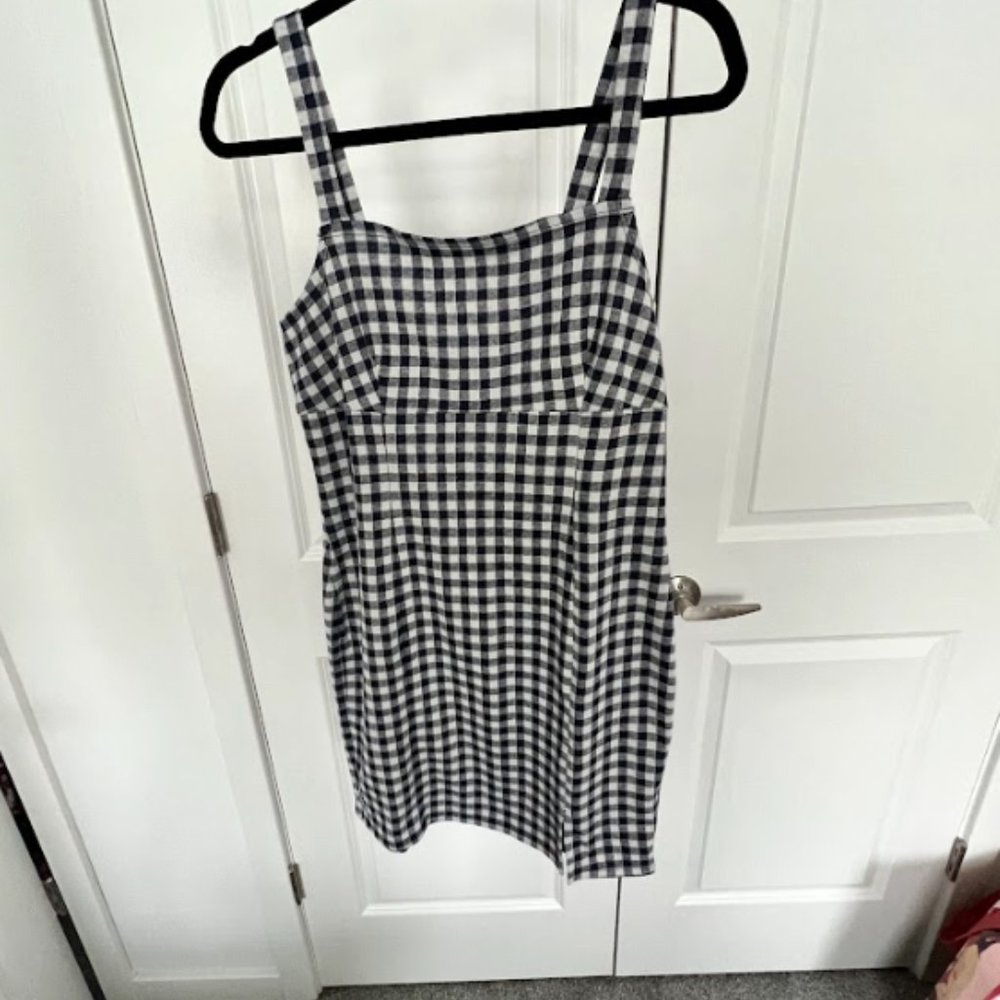 The general good plaid dress W/ Slit